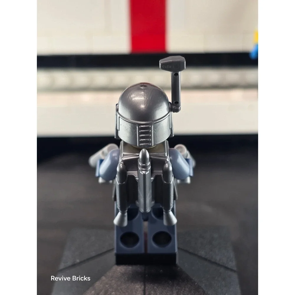 Star Wars - sw0468 - Jango Fett - Light Nougat Head, Smile